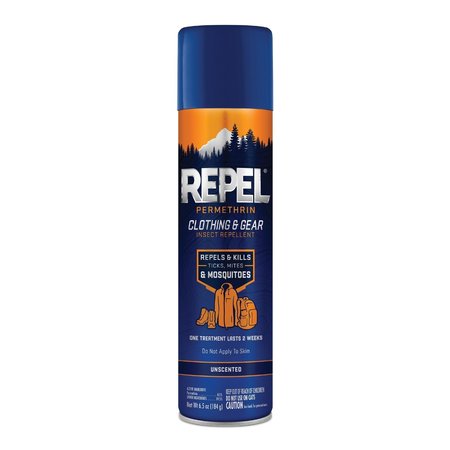 REPEL Clothing & Gear Insect Repellent Liquid For Mosquitoes/Ticks 6.5 oz HG-64127